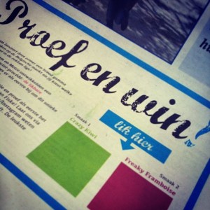 De Woordenwerf - De likbare advertentie (proef en win)